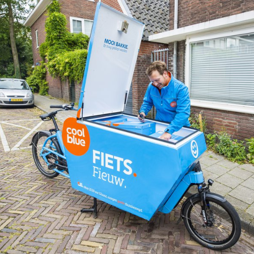 fietskoerier Groningen Coolblue