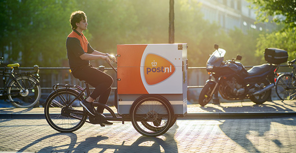 Werken bij PostNL als fiets postbezorger
